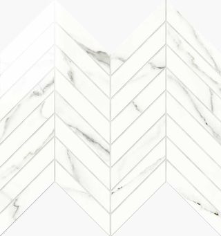 Novabell Imperial декор Chevron Statuario Lapp. 24.7*30