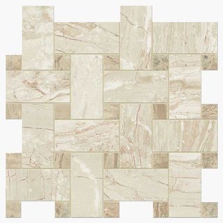 Novabell Imperial мозаика Intreccio Silk Crema/Cappuccino 30*30