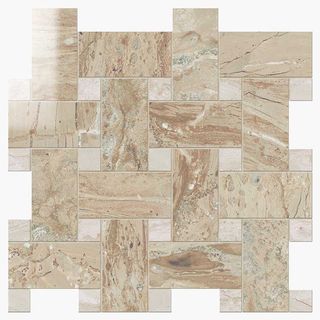 Novabell Imperial мозаика Intreccio Lapp. Cappuccino/Crema 30*30