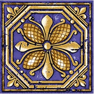 Керамика Будущего Идальго вставка Оксидо 2  Коричневый 6*6