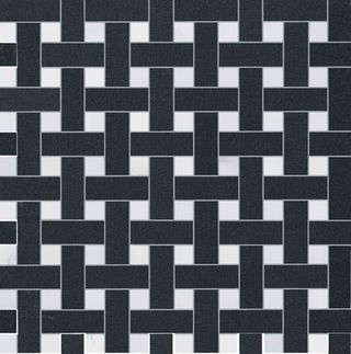 Мозаика Intreccio Bianco Nero Mosaico 30.5*30.5