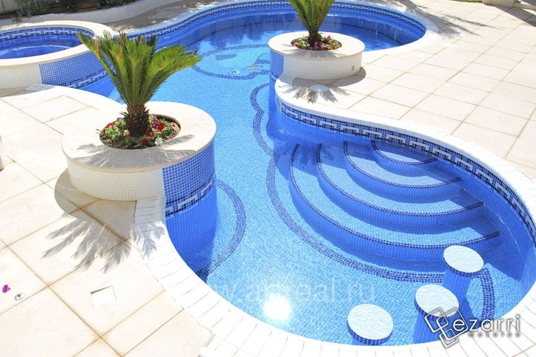 Мозаика Ezarri Niebla в интерьере