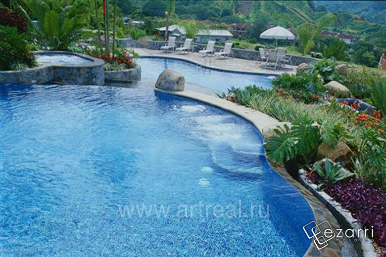 Мозаика Ezarri Niebla в интерьере