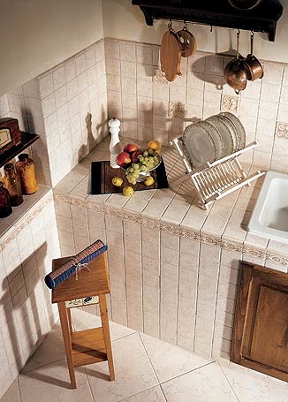 Интерьер итальянской керамической плитки Marca corona коллекции Cicladi Интерьер итальянской керамической плитки Marca corona коллекции Cicladi