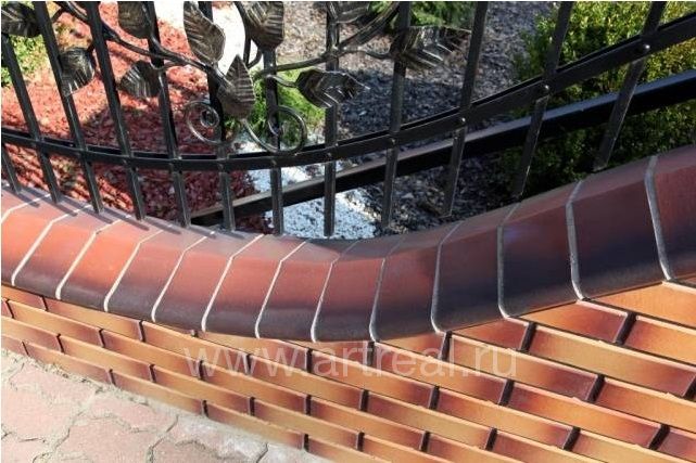 Клинкер ZG-Clinker Профильный кирпич в интерьере