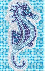 Rose mosaic Carpet Series панно S004-B 20*45