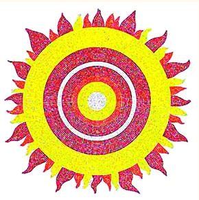 Rose mosaic Carpet Series панно S010 45*45