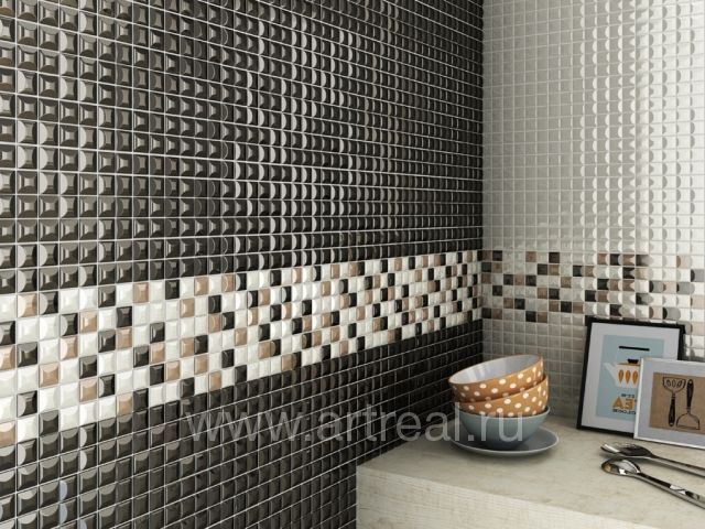 Мозаика Vidrepur Edna в интерьере