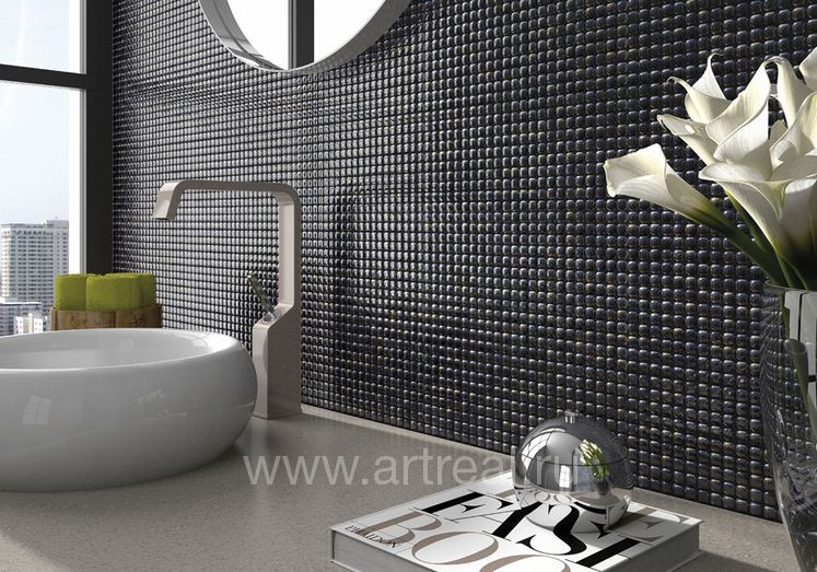 Мозаика Vidrepur Pearl в интерьере