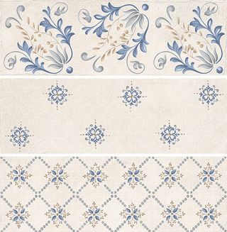 Gaya Fores Brick декор Flor Almond 33.15*33.15