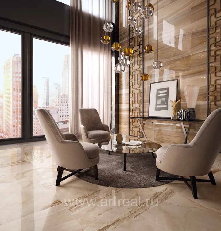 Керамогранит Flaviker Aspen в интерьере