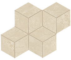 Мозаика Cream Prestige Mosaico Esagono Lappato 30*35