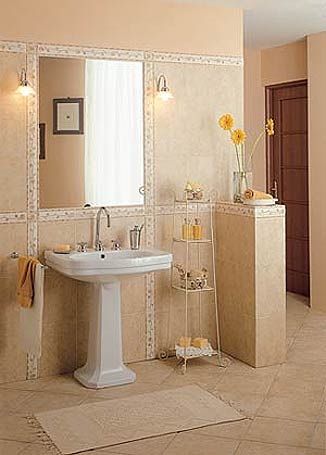 Интерьер итальянской керамической плитки Marca corona коллекции Storie