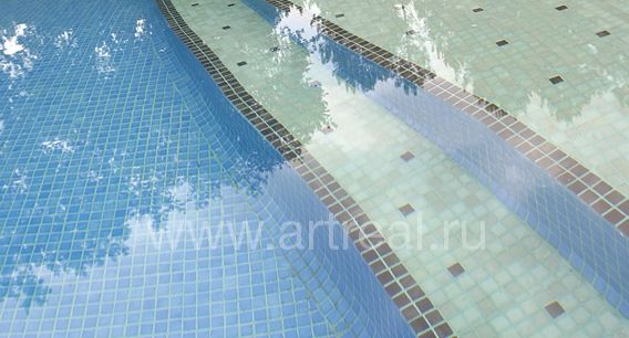 Мозаика Ezarri Antislip в интерьере