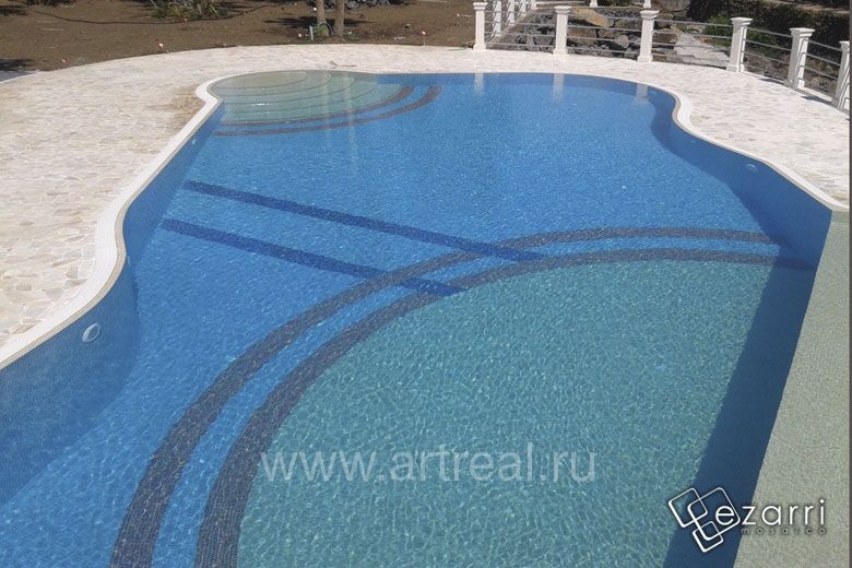 Мозаика Ezarri Antislip в интерьере