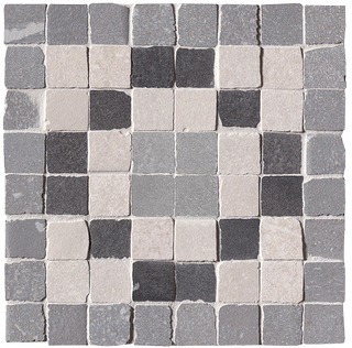 Вставка Decò Grigio Angolo Fascia Mosaico 15*15