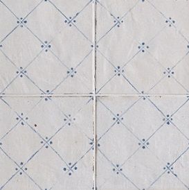 Декор Maiolica Bianca Déco Blu 20*20