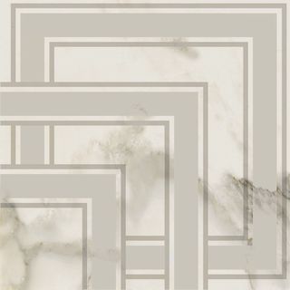 Emil Ceramica Marmore декор Angolo Fascia Greca Michelangelo Bianco 59*59