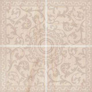 Emil Ceramica Marmore панно Floreale Wilogelmo Beige 59*59