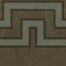 Emil Ceramica Marmore декор Fascia Greca Canova Marrone 59*59
