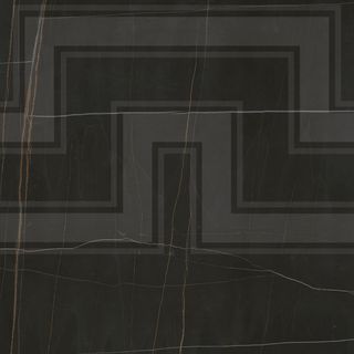 Emil Ceramica Marmore декор Fascia Greca Bernini Nero 59*59