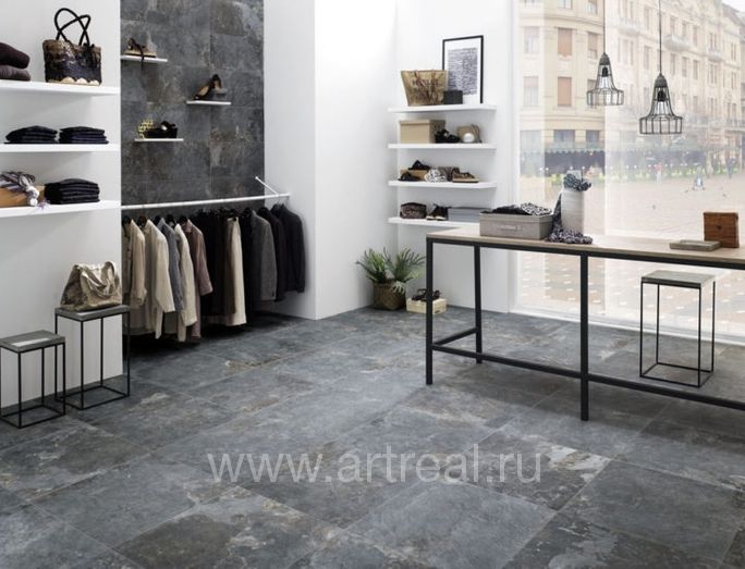 Керамогранит La Fabbrica NuSLATE в интерьере