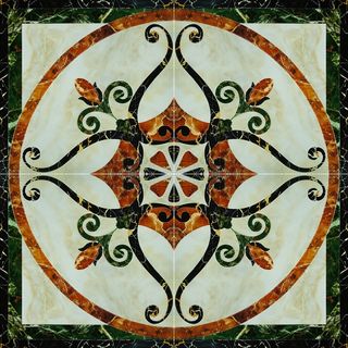 Панно Roseton Crema 120*120