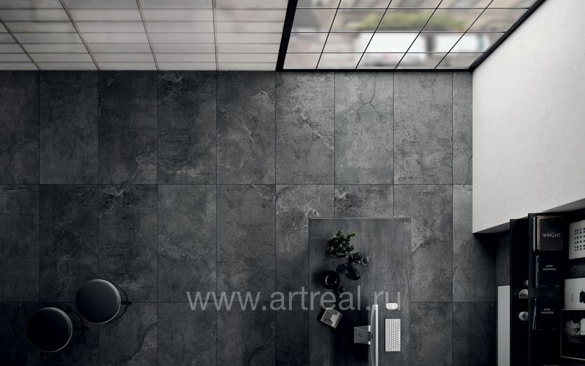 Керамогранит Iris Ceramica Solid Concrete в интерьере