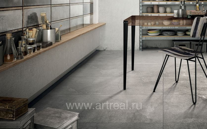 Керамогранит Iris Ceramica Solid Concrete в интерьере