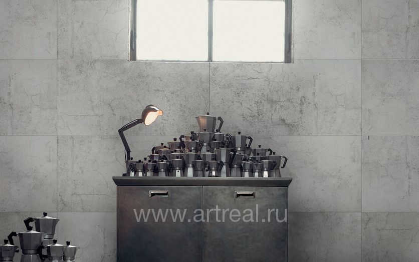 Керамогранит Iris Ceramica Solid Concrete в интерьере