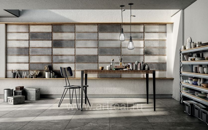 Керамогранит Iris Ceramica Solid Concrete в интерьере