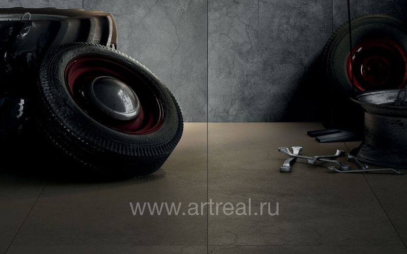 Керамогранит Iris Ceramica Solid Concrete в интерьере