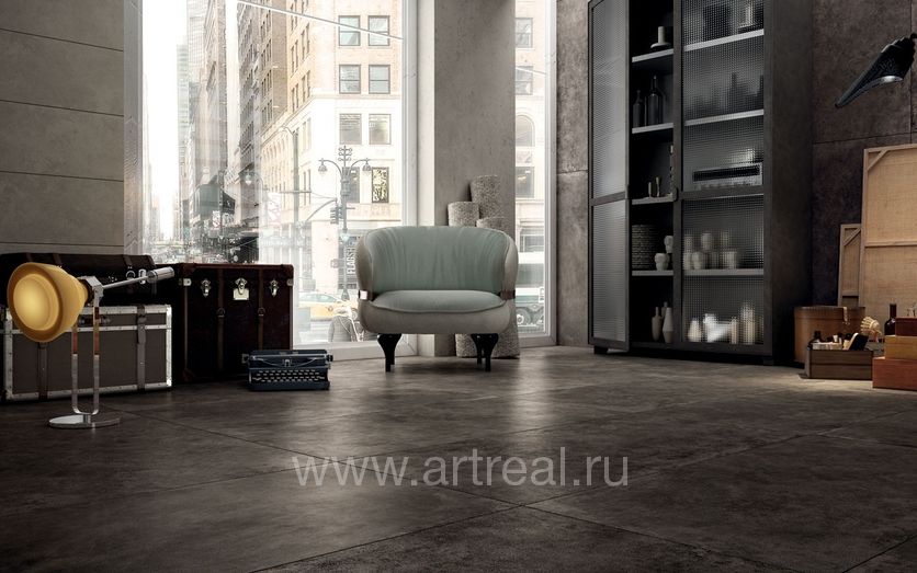 Керамогранит Iris Ceramica Hard Leather в интерьере