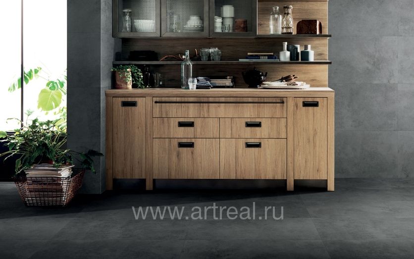 Керамогранит Iris Ceramica Hard Leather в интерьере