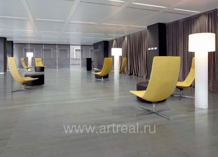 Керамогранит Iris Ceramica Metal XXL в интерьере