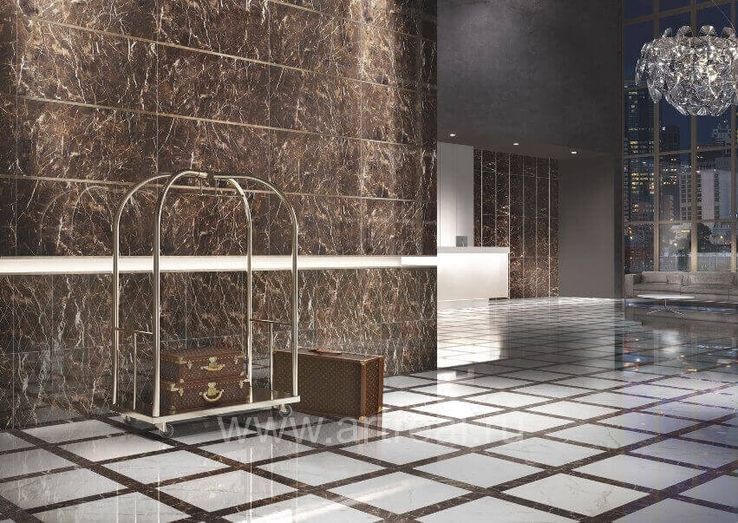 Керамогранит Casalgrande Padana Marmoker в интерьере