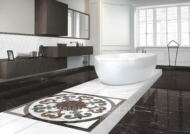 Керамогранит Casalgrande Padana Marmoker в интерьере