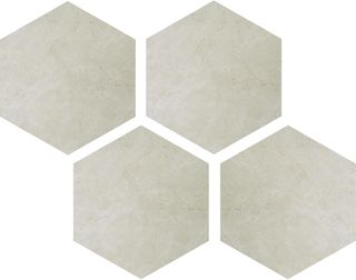 Casalgrande Padana Marmoker мозаика Esagoni Crema Select Lucido 21.5*25