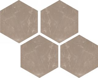 Casalgrande Padana Marmoker мозаика Esagoni Pulpis Tortora Lucido 21.5*25