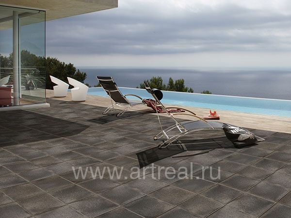 Клинкер Gres de Breda Basalto в интерьере