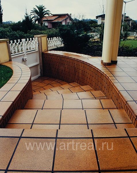 Клинкер Gres de Breda Natural в интерьере