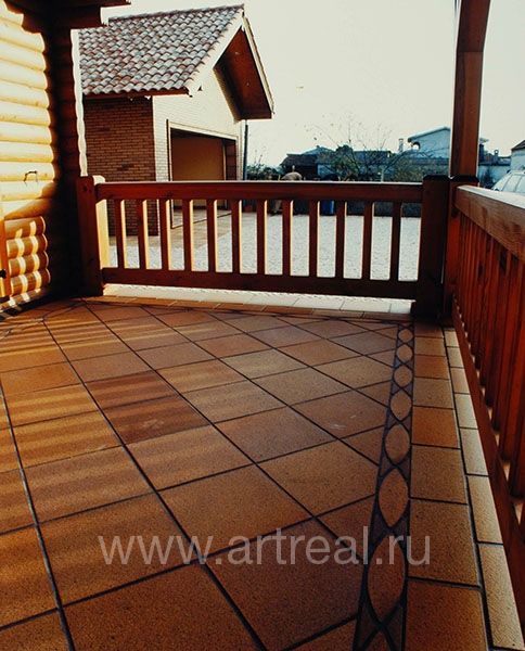 Клинкер Gres de Breda Natural в интерьере