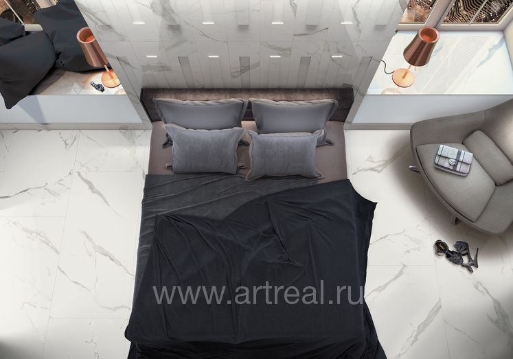 Керамогранит Gravita Statuario в интерьере