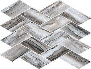 Cerdomus Sequoia мозаика Trapezi Black 26.5*35.7