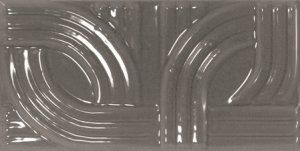 Декор Metropolis Dark Grey 7.5*15