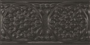 Декор Laude Black Matt 7.5*15