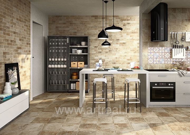 Керамогранит Novabell Materia в интерьере