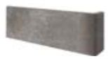 Novabell Materia декор Brick Angolo Esterno Grigio 4.5*17.5