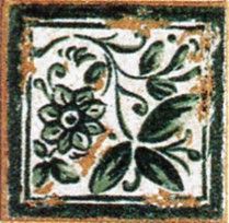 Gresan Natural декор Taco Antiga Verde 12*12