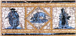 Gresan Natural подступенок Cadaques Azul 33*12